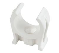 Bulk Hardware BH01941 Clip per Tubi, Bianco, Set di 20 Pezzi