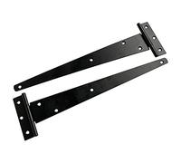 Bulk Hardware BH01986 Cerniera a T per Carichi Leggeri, 150 mm, Nero, Set di 2