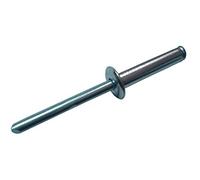 Bulk Hardware BH02213 Rivetto a Strappo Lungo in Lega, 4 x 13 mm, Bianco, Set di 100