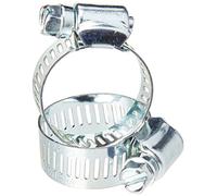 Bulk Hardware BH02276 Fascette Stringitubo OX per Flessibili con Vite di Serraggio, Bianco, Set di 2