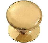 Bulk Hardware BH02553 Pomello per Ante di Armadi e Credenze in Stile Vittoriano, Ottone Lucido, 19 mm