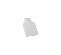 Bulk Hardware BH02683 Porta-Prezzi in Plastica per Ganci a Occhiello Euro per Pannello Forato, Bianco, Set di 100