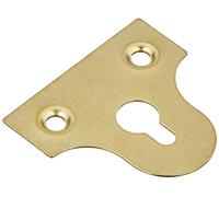 Bulk Hardware BH02758 Piastrina con Asola per Appendere Quadri, Bianco, Set di 10