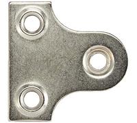 Bulk Hardware BH02964 Piastrina con Foro Tondo per Appendere Quadri, 38 mm, Bianco, Set di 10