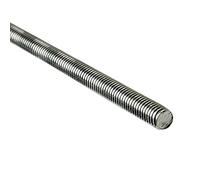 Bulk Hardware BH03016 Barra Filettata per Tiranti, M8, 8 x 0.3 m, Bianco, Set di 2