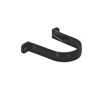 Bulk Hardware BH03104 Staffa a Clip per Pluviale, Nero, Set di 2 Pezzi