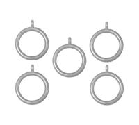 Bulk Hardware BH03266 Anelli per Aste per Tende in Plastica con Occhiello Fisso, Bianco, Set di 24