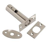 Bulk Hardware BH03300 Perno di Sicurezza per Porte, Finitura Cromo Satinato, con Chiave, 63 mm, Bianco