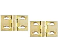 Bulk Hardware BH03469 Cerniera in Ottone Massiccio, 25 mm, Bianco, Set di 2