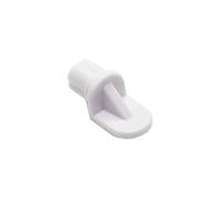 Bulk Hardware BH03541 Inserto Più Perno in Plastica per Ripiani, Bianco, Set di 30