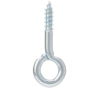 Bulk Hardware BH03851 Occhiello a Vite in Acciaio Zincato Lucido, 20 mm, Bianco, Set di 20