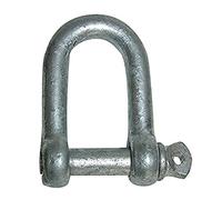 Bulk Hardware BH04300 Grillo a D in Acciaio Zincato Lucido, M10, Bianco, Set di 2