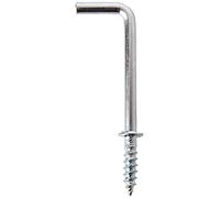 Bulk Hardware BH04456 Ganci a Squadra per Tazze a Vite con Spalla, Finitura Cromata, 38 mm, Bianco, Set di 25