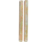 Bulk Hardware BH04457 Albero di Ricambio per Set Maniglie Porta, Sezione Quadrata, 7.5 x 100 mm, Bianco, Set di 2