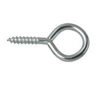 Bulk Hardware BH04741 Occhielli a Vite per Filari in Acciaio Zincato, 50 mm, Bianco, Set di 5