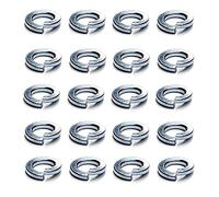 Bulk Hardware BH04869 split blocco rondella in acciaio M10, set di 40 pezzi