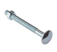 Bulk Hardware BH04897 bullone e dado Zp M10 x 100 mm, confezione da 10 pezzi