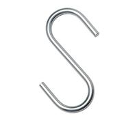 Bulk Hardware BH04906 cucina gancio in acciaio zincato 25 mm 6.0 mm spessore, set di 2 pezzi