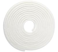 Bulk Hardware BH04951 Striscia Sigillante Autoadesiva Paraspifferi, Para-Polvere, Impermeabile, 15 mm x 5 m, Bianco