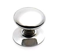 Bulk Hardware BH05187 maniglia per porta in ottone cromato di 38 mm, set da 5 pezzi