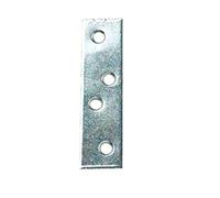 Bulk Hardware BH05367 riparazione staffa brace piastra dritta Bzp 150 mm, set di 2 pezzi