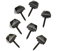 Bulk Hardware BH05528 decorativo porta perno nero anticato 19 mm, set di 30 pezzi