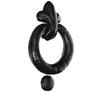 Merriway BH05811 Battente e Tirante ad Anello per Portone, Nero