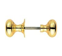 Bulk Hardware, BH05871, set di pomelli in ottone lucido, stile: vittoriano
