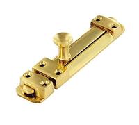 Bulk Hardware BH05885 Tower superficie porta, cromato, 100 mm (10,2 cm) - ottone lucido