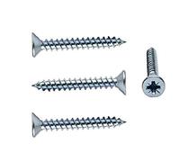 Bulk Hardware BH05904 svasata Twinthread multiuso a croce Pozidriv viti per legno, 7 x 1.1/4 inch - zincato brillante, confezione da 200