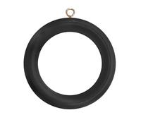 Bulk Hardware BH05954 - Asta per tende in legno con occhiello a vite, diametro interno 45 mm, diametro esterno 64 mm, colore marrone scuro, confezione da 10, bianco, BH05958