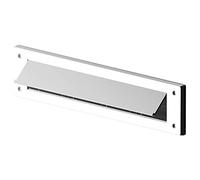 Bulk Hardware BH05982 Para-Aria a Spazzola per Cassetta della Posta con Patta, Bianco