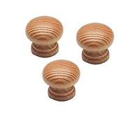 Bulk Hardware BH06148 maniglia della porta forato in pino laccato 48 mm, set da 4 pezzi