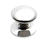 Bulk Hardware BH06150 Maniglie per Porta in Ottone Cromato di 32 mm, Set da 4 Pezzi