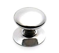 Bulk Hardware BH06151 maniglia per porta in ottone cromato di 50 mm, set da 2 pezzi