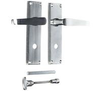 Bulk Hardware BH06156 porta del bagno in stile vittoriano, colore: Cromato opaco 145 mm
