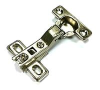 Bulk Hardware BH06231 Zp slide-on inserto a croce cerniera 26 mm 95 gradi, set da 10 pezzi