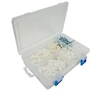 Bulk Hardware BH06582 assortimento di cartongesso Poly toggle & Bzp viti a testa rotonda in a 8 vano valigetta.