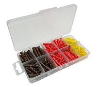 Bulk Hardware BH06588 assortimento di dimensioni standard/tasselli in colore a 10 scomparti custodia per il trasporto.