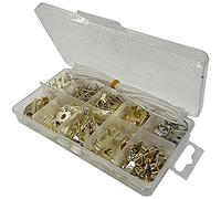 Bulk Hardware BH06591 assortimento di ganci per quadri, pins, Picture Cord & anelli in a 10 scomparti custodia per il trasporto.