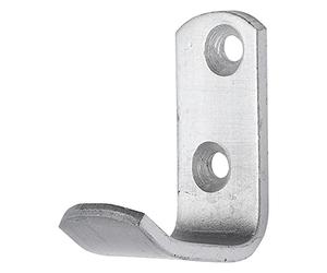 Bulk Hardware BH07303 singolo Robe ganci, alluminio satinato - Confezione da 100