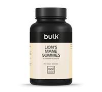 Bulk Lion's Mane Caramelle Gommose,1000mg, Mirtillo, Supplemento nootropico, 60 Caramelle Gommose