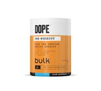 Bulk Polvere Pre-Workout Dope | Blue Raspberry | 3g Creatine per Serving | 200mg Caffeine | Citrulline Malate & Arginine AKG | Beta-Alanine | Energy, Focus & Performance | 510g Supplement
