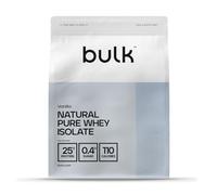 Bulk Proteine del siero di latte isolato puro naturale, Frullato dolcificato con Stevia, Vaniglia, 1kg, 33 porzioni