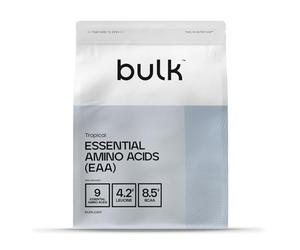 Bulk Pure Essential Amino Acids Powder, Tropical, 500 g, Packaging May Vary, 33 Porzioni