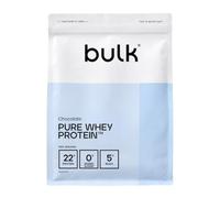 Bulk Pure Whey Protein Powder, Chocolate, 5kg | 22g Protein and 5g BCAAs per Scoop, Whey Concentrate Shake, Low Sugar, Supports Muscle Growth and Repair, Smooth Mixing