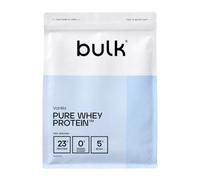 Bulk Pure Whey Protein Powder, Vanilla, 2.5kg | 23g Protein and 5g BCAAs per Scoop, Whey Concentrate Shake, Low Sugar, Supports Muscle Growth and Repair, Smooth Mixing