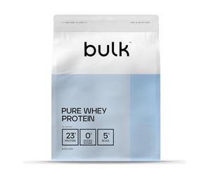 Bulk Pure Whey Protein Powder | Vanilla | 23g Protein and 5g BCAAs per Scoop | Whey Concentrate Shake | Low Sugar | Supports Muscle Growth and Repair | Smooth Mixing | Vegetarian | 500g