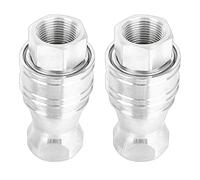 Bulk Set of 4 Global Quick Separate Couplers Rustless Build Stress Tolerance Easy Installation for Carpet Cleansing Arrangements and Water Compressors Rustless Quick Pairing