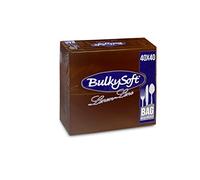 BULKY Soft BS 32299 ailaid posate tasche 1/8 volte, 40 cm x 40 cm, Marrone (Confezione da 54 pezzi)